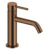 Grifo Monomando de Lavabo Oro Rosa Cepillado Loop SANYCCES